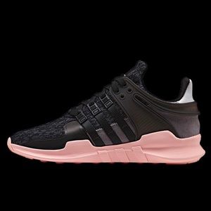 Adidas pink/black EQT sneakers